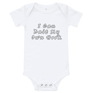 South Of 40° - Baby Onesie - I Can Bait My Own Hook