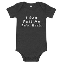 Load image into Gallery viewer, South Of 40° - Baby Onesie - I Can Bait My Own Hook