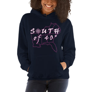 South of 40° Ladies Hoodie - Classic Logo - Multiple Color Choices