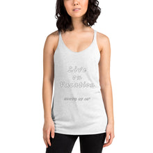 Load image into Gallery viewer, South of 40° - Women&#39;s Racerback Tank - Live On Vacation - Multiple Color Choices