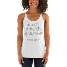 Load image into Gallery viewer, South of 40° - Women&#39;s Racerback Tank - Sun, Sand, and Sass - Multiple Color Choices