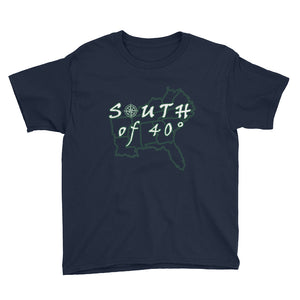 South of 40° - Youth Short Sleeve T-Shirt - Classic Logo - Multiple Color Choices