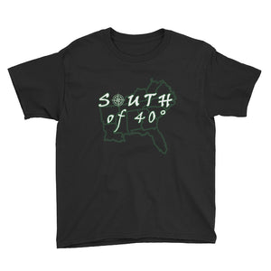 South of 40° - Youth Short Sleeve T-Shirt - Classic Logo - Multiple Color Choices