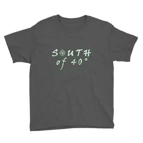 South of 40° - Youth Short Sleeve T-Shirt - Classic Logo - Multiple Color Choices