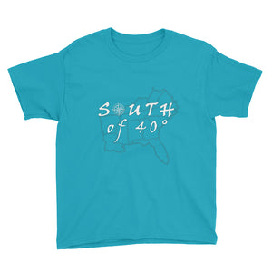 South of 40° - Youth Short Sleeve T-Shirt - Classic Logo - Multiple Color Choices