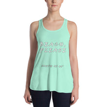 Load image into Gallery viewer, South of 40° - Women&#39;s Flowy Racerback Tank - Beach, Please - Multiple Color Choices