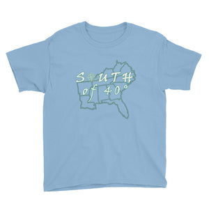 South of 40° - Youth Short Sleeve T-Shirt - Classic Logo - Multiple Color Choices